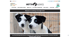 Desktop Screenshot of hettahuskies.com