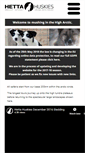 Mobile Screenshot of hettahuskies.com